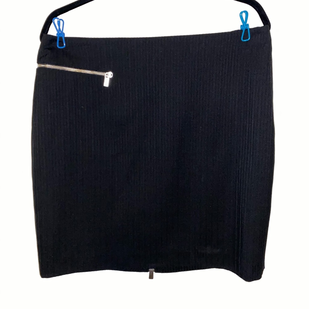 MICHAEL KORS Sz 12 Wool Blend Black Skirt